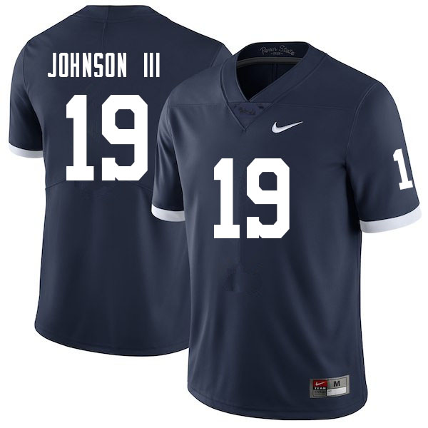 NCAA Nike Men's Penn State Nittany Lions Joseph Johnson III #19 College Football Authentic Navy Stitched Jersey YMB1798GK